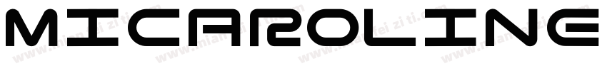 Micaroline Regular字体转换